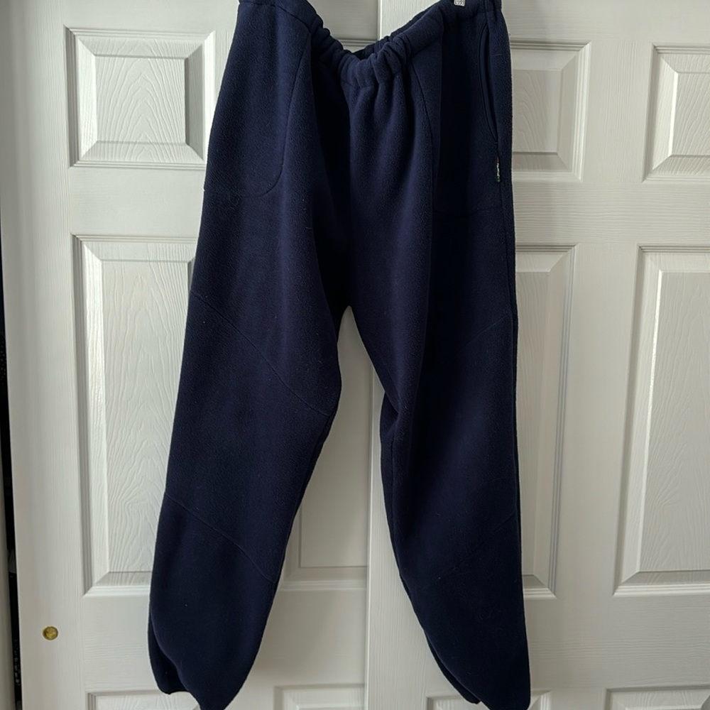 Men’s Elastic Waist Fleece Jogger Pants with Pockets